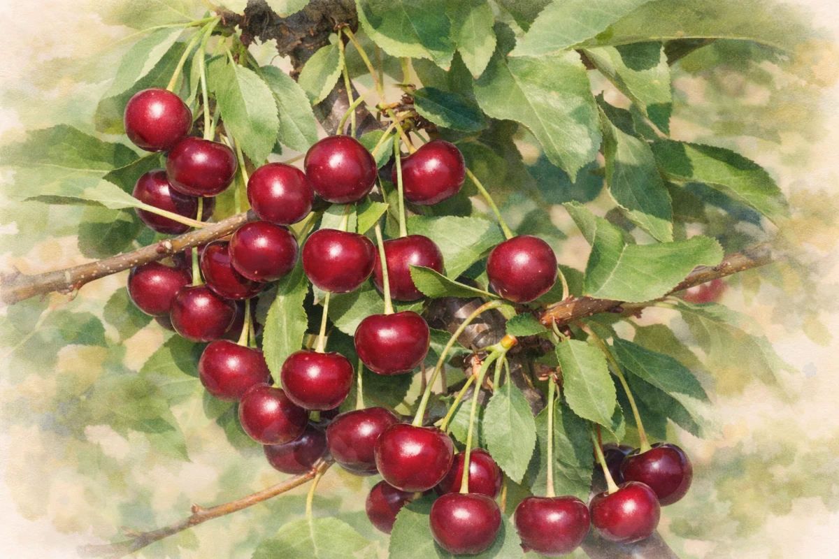 Вишня кустовая "Брусницына"