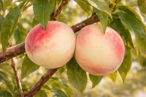 Персик "Белый лебедь"