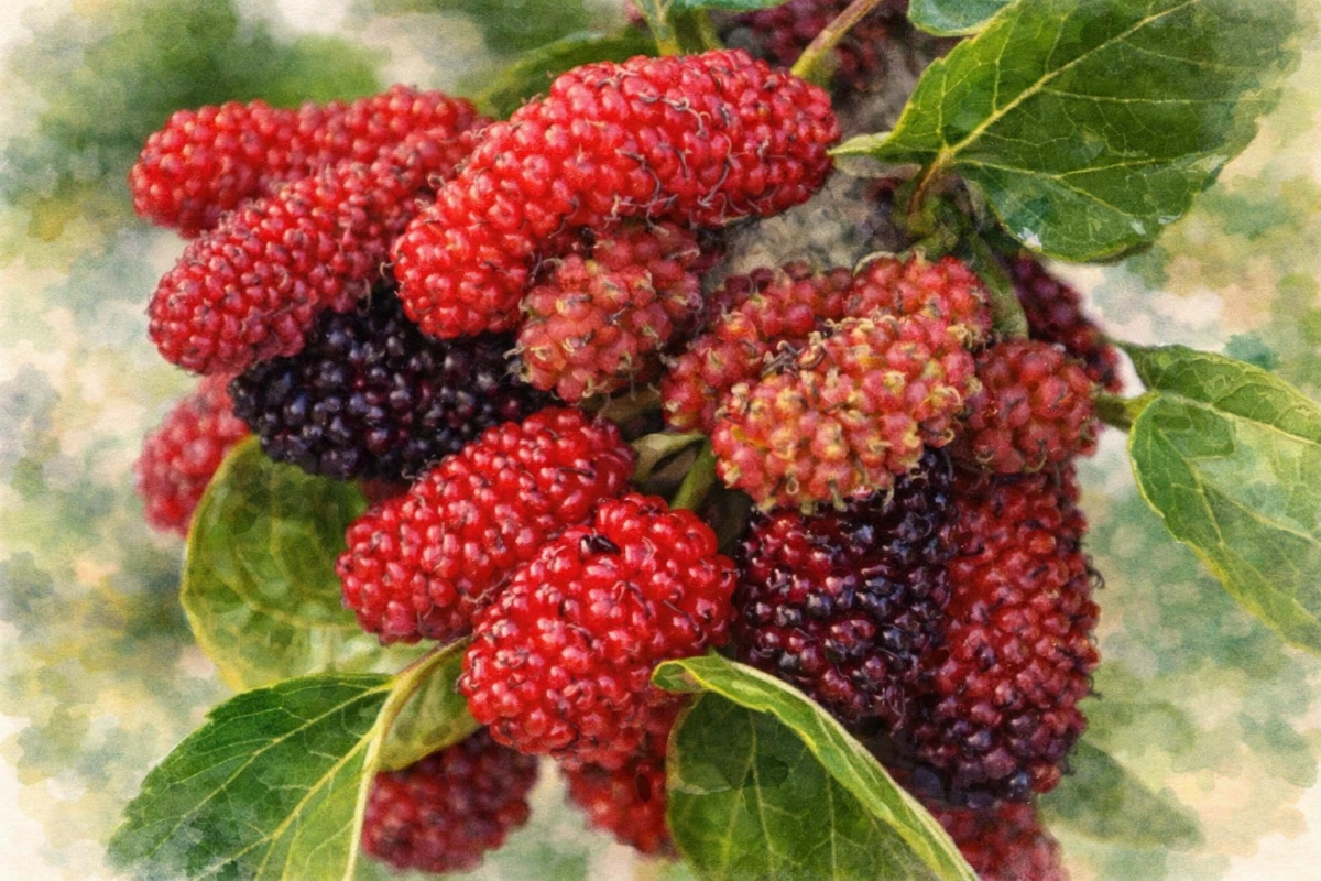 Шелковица "Смоленская Розовая"