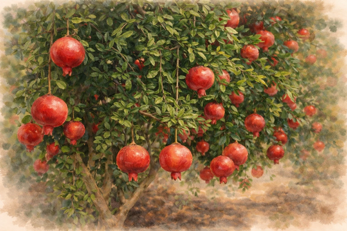 Гранат "Крымский полосатый"