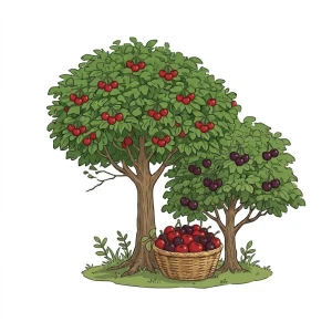 Вишня, черешня