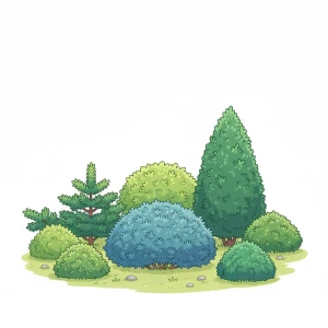 Хвойные кустарники