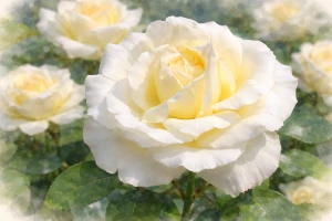 Роза чайно-гибридная "Ла Перла"