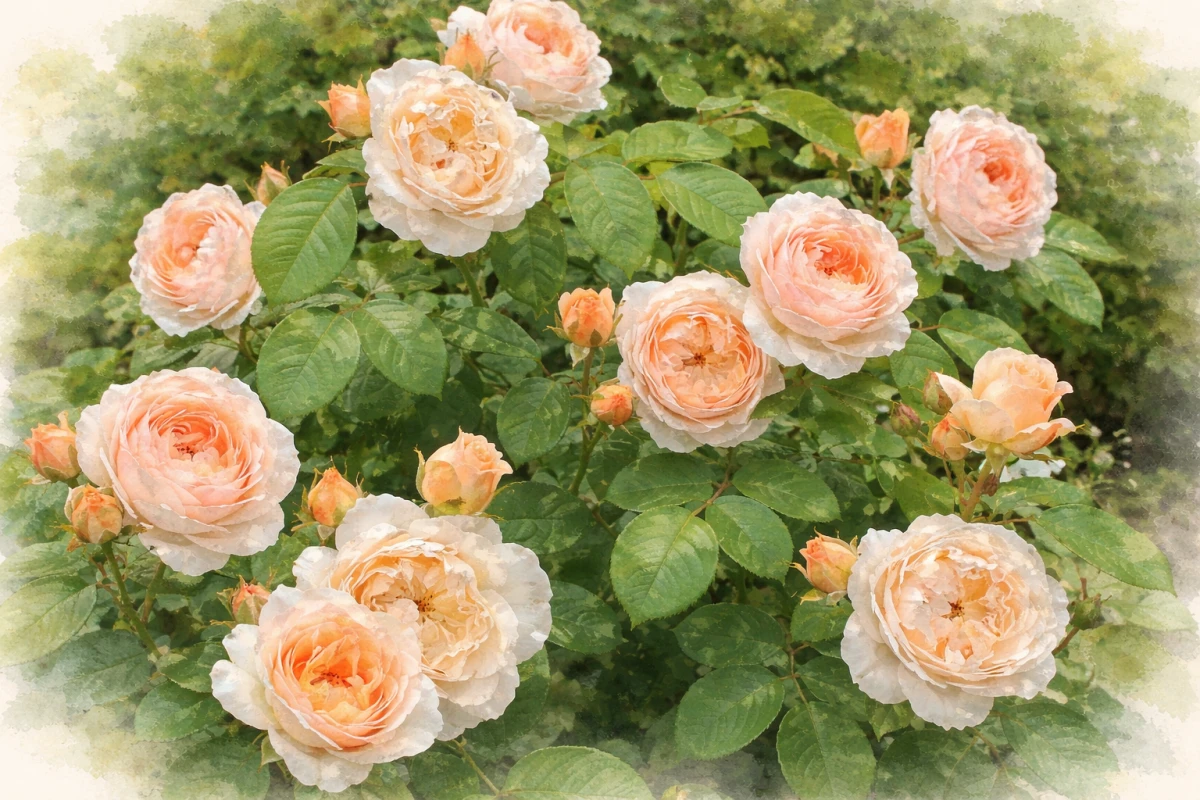 Роза английская "Джульетта"