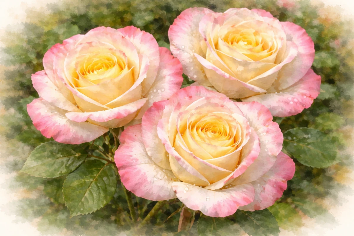 Роза чайно-гибридная "Атена"