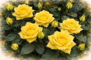 Роза чайно-гибридная "Николя Уло"