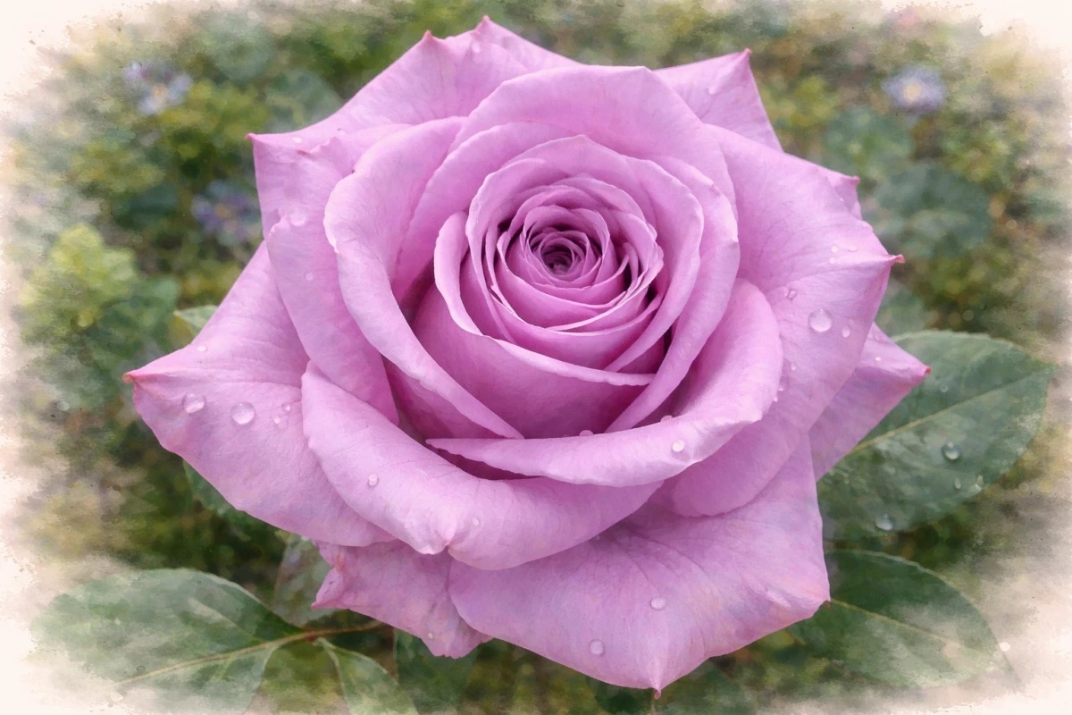 Роза чайно-гибридная "Кул Вотер"