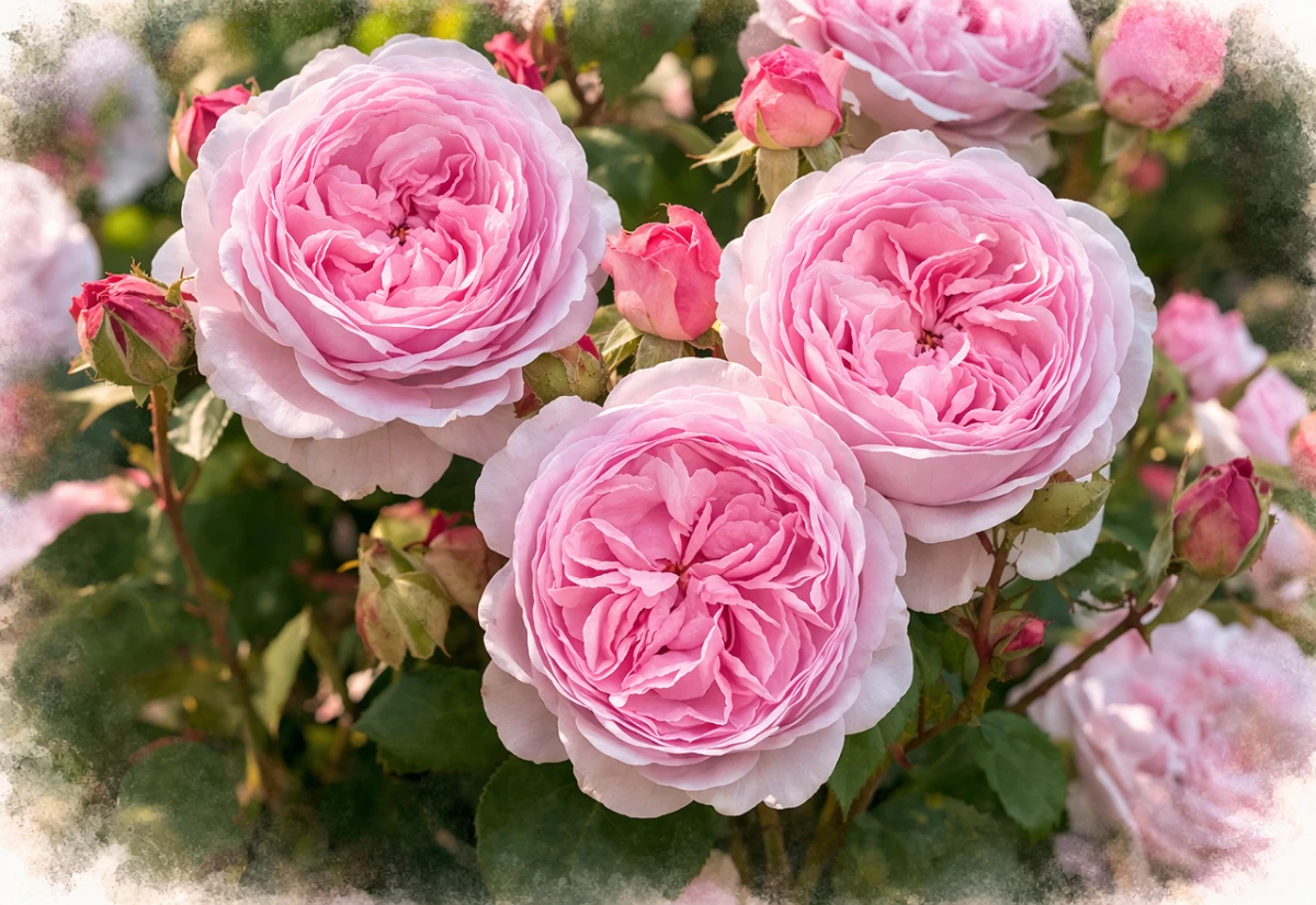 Роза пионовидная  "Миранда"