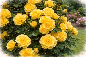 Роза плетистая "Казино"