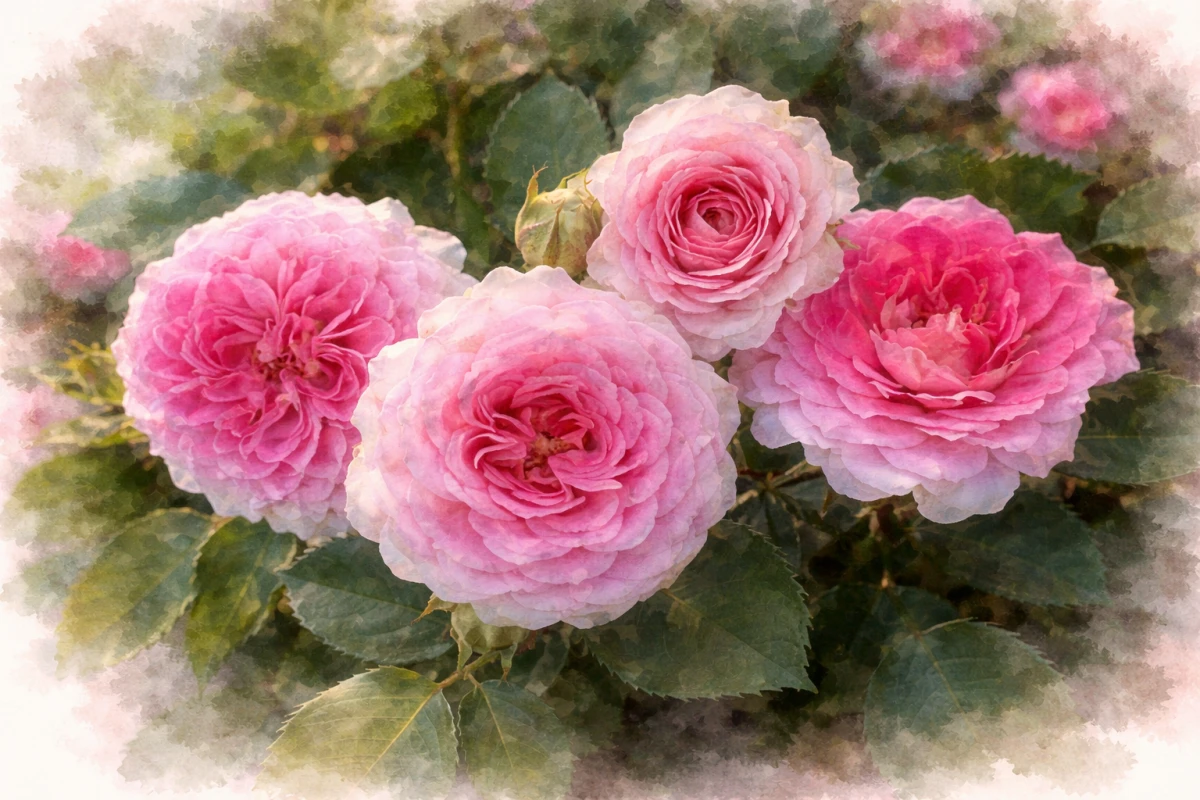 Роза плетистая "Цезарь"