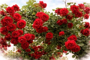 Роза плетистая "Симпатия"