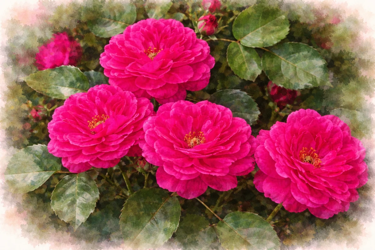 Роза Флорибунда "Сангрия"