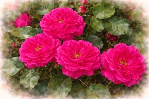 Роза Флорибунда "Сангрия"