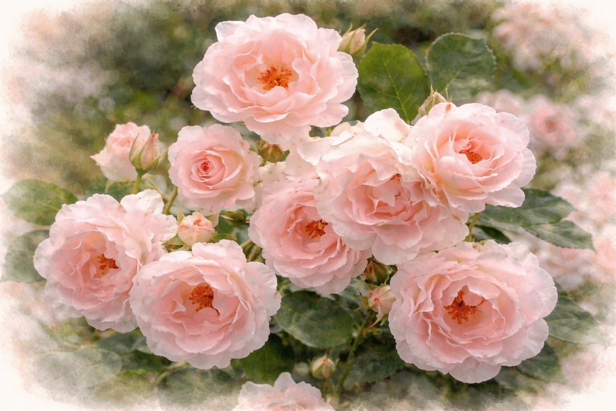 Роза шраб "Рококо"