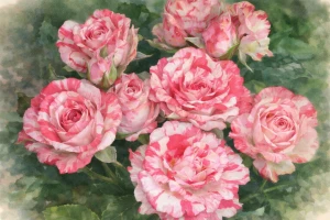 Спрей-роза "Флеш Данс"