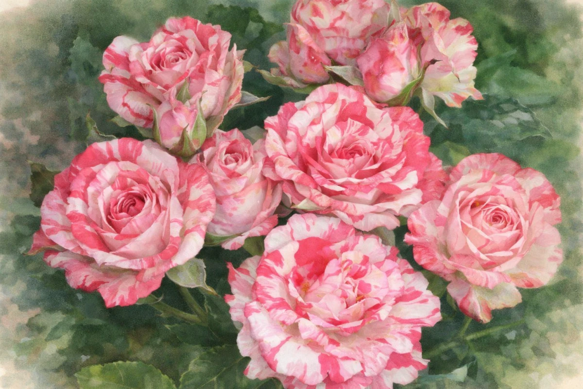 Спрей-роза "Флеш Данс"