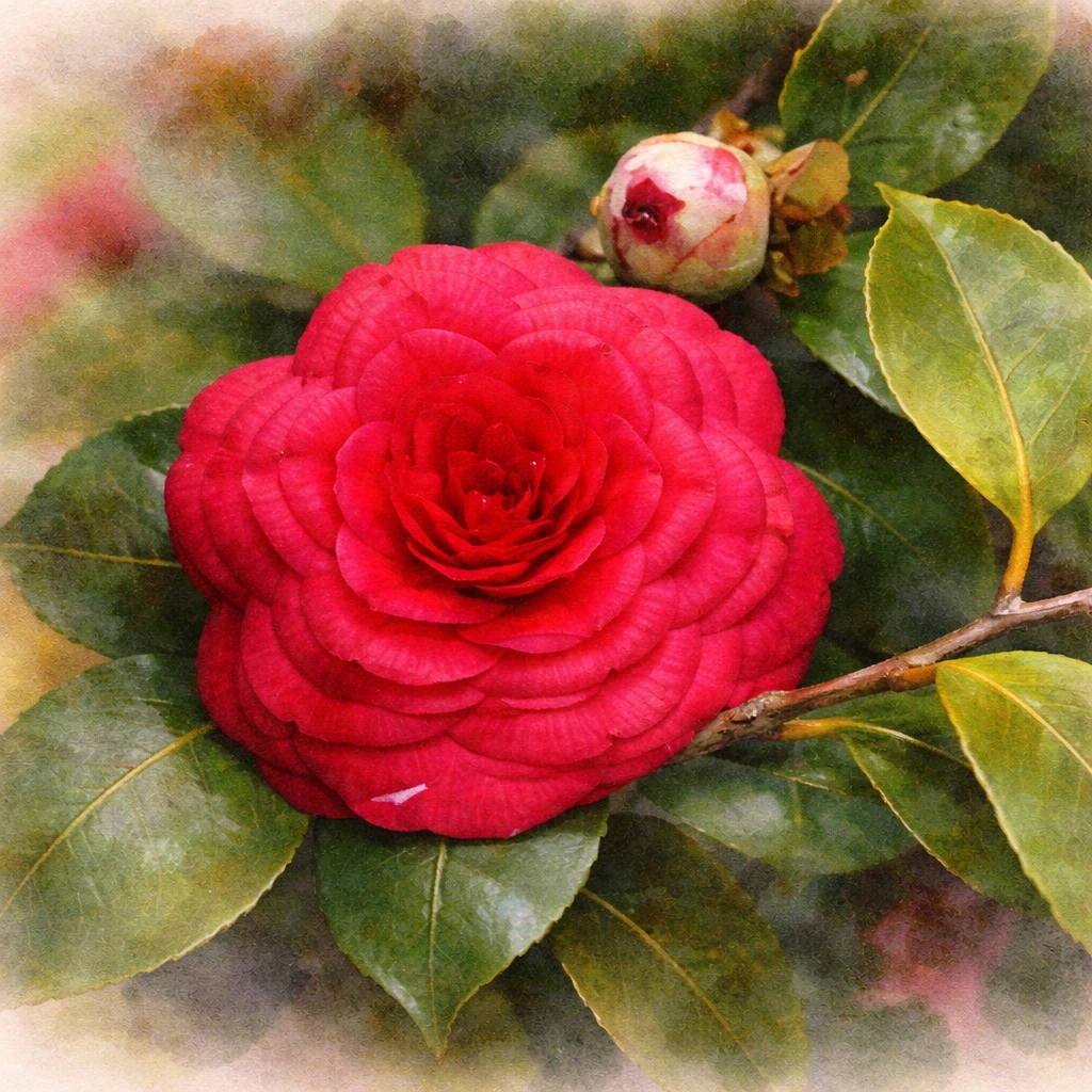 Камелия японская "Маргерита Колеони"