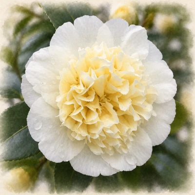 Камелия японская "Брушфилдс Еллоу"