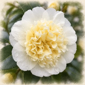 Камелия японская "Брушфилдс Еллоу"