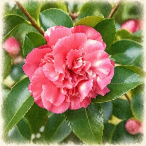Камелия японская "Триумфанс"